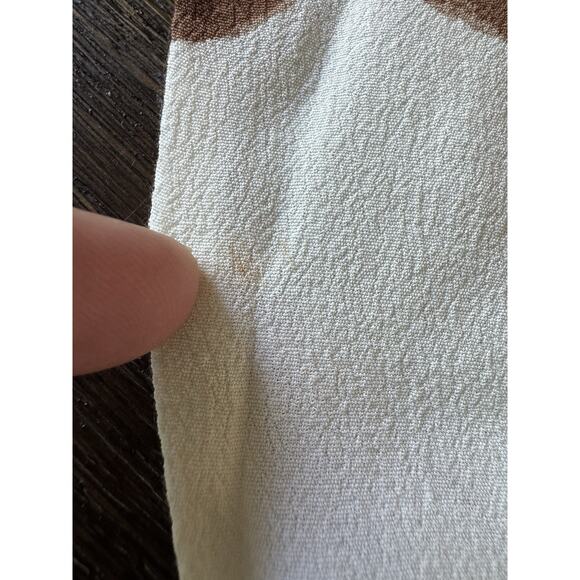 Ganni Blouse Shirt Ryder Crepe Floral Print Relaxed Fall Colors S - Picture 15 of 15